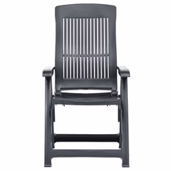 VidaXL 48768 outdoor chair Terrace Plastic Anthracite