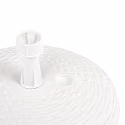vidaXL Umbrella Base Sand/Water Filled White Plastic Rattan Home Parasol Base - Additional view 4