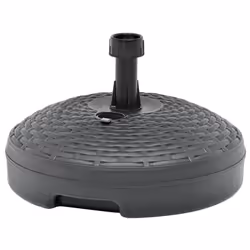 vidaXL Umbrella Base Sand/Water Filled Anthracite Plastic Rattan Parasol Base