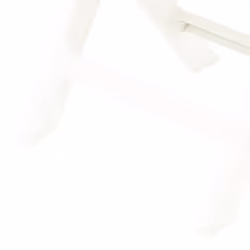 vidaXL 2x Folding Garden Chairs Plastic White Outdoor Bistro Chair Garden Seat - Additional view 6