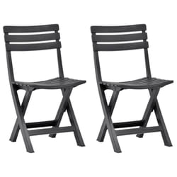 VidaXL 48787 outdoor chair Terrace Plastic Anthracite