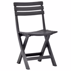 VidaXL 48787 outdoor chair Terrace Plastic Anthracite
