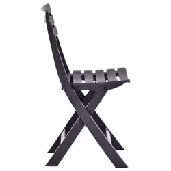 VidaXL 48787 outdoor chair Terrace Plastic Anthracite - Additional view 4