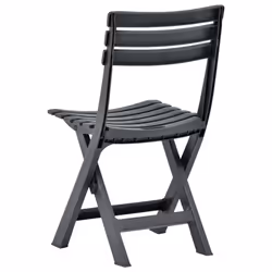 VidaXL 48787 outdoor chair Terrace Plastic Anthracite - Additional view 5