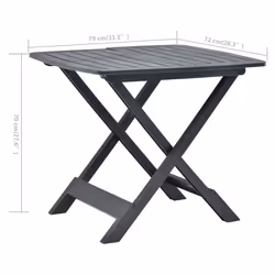 VidaXL 48792 outdoor table Anthracite - Additional view 6