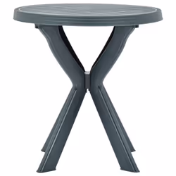vidaXL Bistro Table Green Ã70 cm Plastic Dining Table Outdoor Desk Garden Desk - Additional view 2
