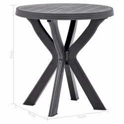 VidaXL 48798 outdoor table Anthracite - Additional view 5