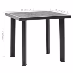 VidaXL 48804 outdoor table Anthracite - Additional view 5