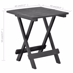 VidaXL 48810 outdoor table Anthracite - Additional view 7