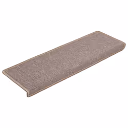 vidaXL Carpet Stair Treads Stair Mat Stair Protector Rug 15 pcs Light Brown