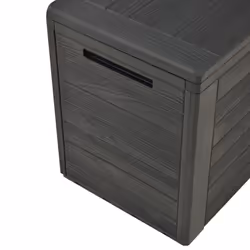 vidaXL Garden Storage Box Anthracite 78cm Outdoor Patio Cushion Deck Chest - Additional view 5