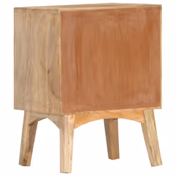 vidaXL Solid Mango Wood Bedside Cabinet Nightstand Side Cabinet Bed Cabinet - Additional view 4