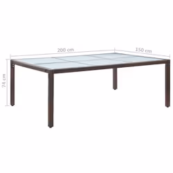 VidaXL 46128 outdoor table - Additional view 5