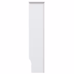 vidaXL 2x Radiator Covers White MDF Living Room Bedroom Heater Cabinet Shelf - Additional view 4