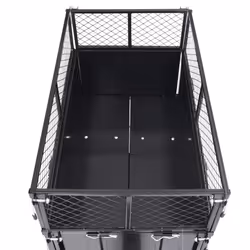 vidaXL Tipping Trailer for Lawn Mower 150 kg Load Garden Dump Wheelbarrow - Additional view 5