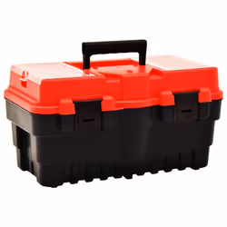 vidaXL Tool Box Plastic Red Tool Organisers Storage Assortment Cases Boxes