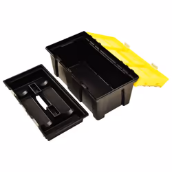 vidaXL Tool Box Plastic Yellow Tool Organisers Storage Assortment Cases Boxes - Additional view 4