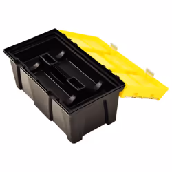 vidaXL Tool Box Plastic Yellow Tool Organisers Storage Assortment Cases Boxes - Additional view 5