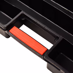 vidaXL Assortment Boxes 2 pcs with Adjustable Dividers 460x325x80 mm Plastic - Additional view 4