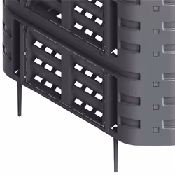 vidaXL Garden Composter Plastic Outdoor Waste Compost Bin Box Multi Capacities - 480 L - Additional view 4