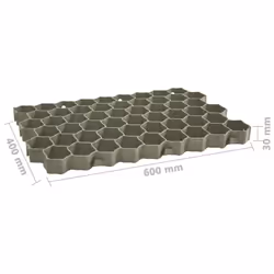 vidaXL Grass Grids Grass Protection Mesh Turf Lawn Netting 16pcs Green Plastic