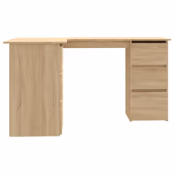 vidaXL Corner Desk Sonoma Oak Engineered Wood Study Table Laptop Workstation - Additional view 11