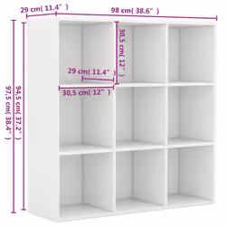 VidaXL 801125 living room bookcase - Additional view 6