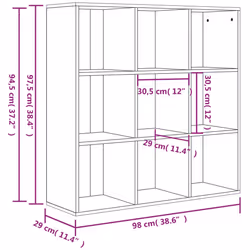 VidaXL 801129 living room bookcase - Additional view 7