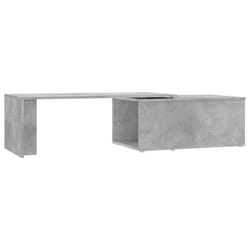 vidaXL Coffee Table Concrete Grey Engineered Wood Wooden End Desk Lounge Table