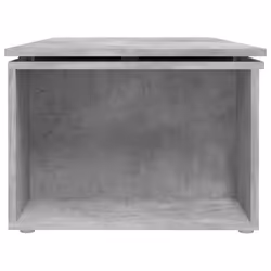 vidaXL Coffee Table Concrete Grey Engineered Wood Wooden End Desk Lounge Table - Additional view 8