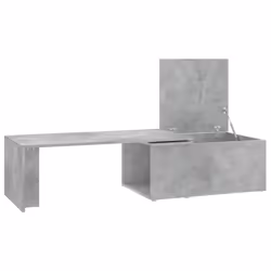 vidaXL Coffee Table Concrete Grey Engineered Wood Wooden End Desk Lounge Table - Additional view 9