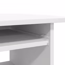vidaXL Desk White Engineered Wood Bedroom Living Room Office Writing Table - Additional view 6
