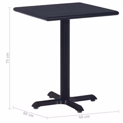 VidaXL 49469 outdoor table Black - Additional view 6