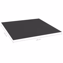vidaXL Sandpit Liner Black 120cm Durable Underlay Ground Sheet Cover Fleece - Additional view 6