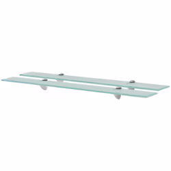 VidaXL 3051499, Tempered glass, Zinc, Transparent, 15 kg, 800 mm, 100 mm, 8 mm