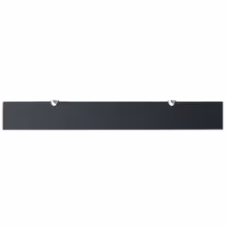vidaXL 2x Floating Shelves Glass 80x10cm 8mm Wall Mounted Shelf Display Stand - Additional view 3