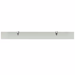 VidaXL 3051517 shelve Tempered glass, Zinc Transparent - Additional view 4