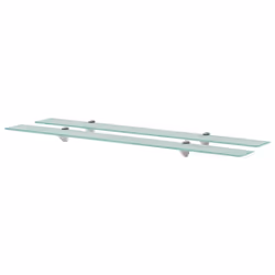 VidaXL 3051525, Tempered glass, Zinc, Transparent, 15 kg, 1000 mm, 200 mm, 8 mm