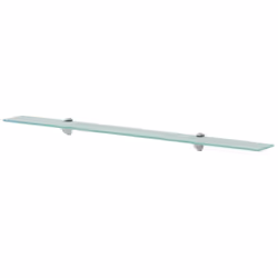 VidaXL 3051525 shelve Tempered glass, Zinc Transparent
