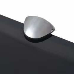 VidaXL 3051533 shelve Tempered glass, Zinc Black - Additional view 5