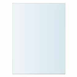 vidaXL 1/2x Shelves Panel Glass Clear Sheet Shelf Panel Ledge Multi Sizes - 20 x 15 cm/ 2 pcs