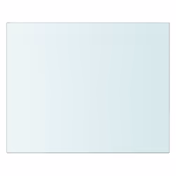 vidaXL 2x Shelves Panel Glass Clear 20x20cm Sheet Plate Display Room Ledges