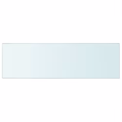 vidaXL 1/2x Shelves Panel Glass Clear Sheet Shelf Panel Ledge Multi Sizes - 80 x 25 cm/ 2 pcs