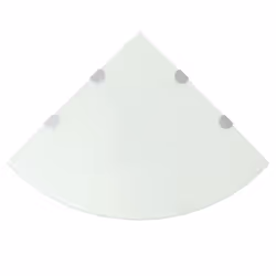 VidaXL 3051600, Tempered glass, White, 15 kg, 450 mm, 450 mm, 2 pc(s)
