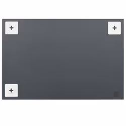 vidaXL 2x Wall Mirrors 60x40cm Square Glass Bedroom Dressing Room Home Decor - Additional view 2