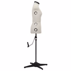 vidaXL Adjustable Dress Form Female Cream S Size 33-40 Dressmaking Mannequin - Additional view 4