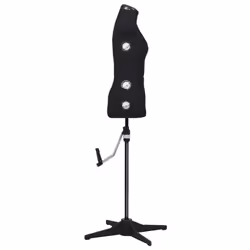 vidaXL Adjustable Dress Form Female Black S Size 33-40 Dressmaking Mannequin - Additional view 4
