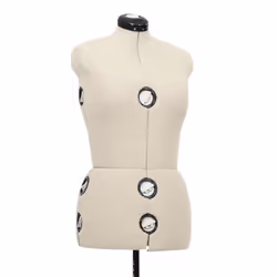 vidaXL Adjustable Dress Form Female Cream M Size 40-46 Dressmaking Mannequin - Additional view 5