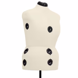 vidaXL Adjustable Dress Form Female Cream L Size 44-50 Dressmaking Mannequin - Additional view 4