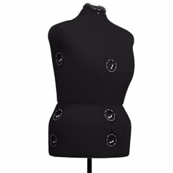 vidaXL Adjustable Dress Form Female Black L Size 44-50 Dressmaking Mannequin - Additional view 4